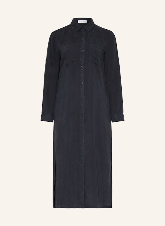 bella dahl Hemdblusenkleid WESTERN YOKE DUNKELBLAU