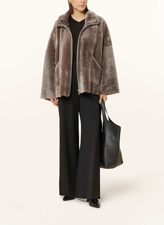 MRS & HUGS Kurtka SZAROBRĄZOWY