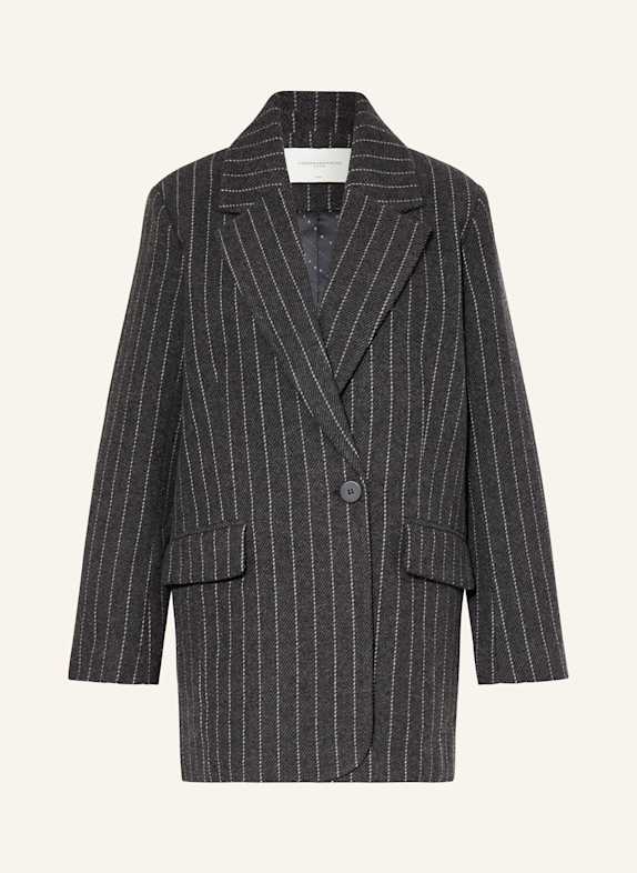 COPENHAGEN MUSE Long blazer CMDAI DARK GRAY/ LIGHT GRAY