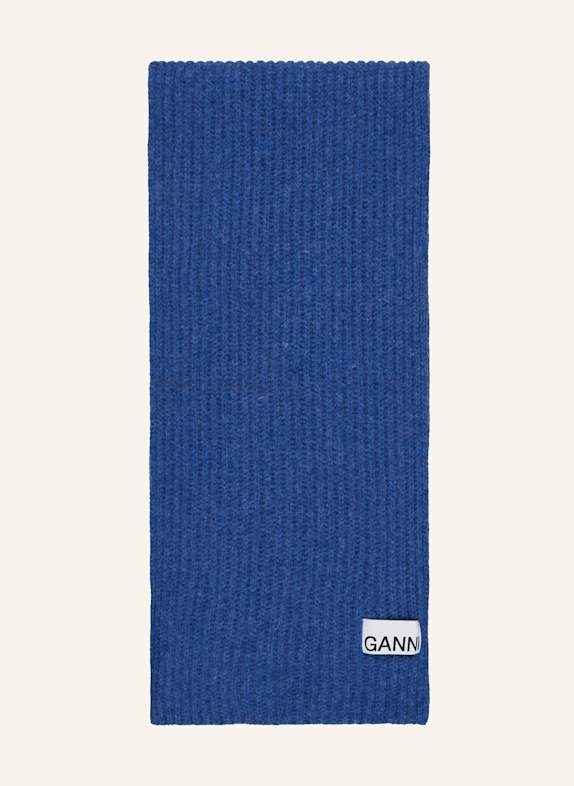 GANNI Schal BLAU