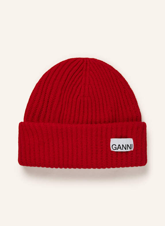 GANNI Mütze ROT