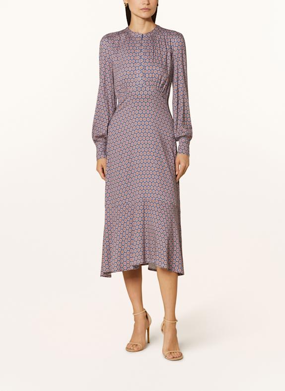 dea kudibal Šaty RUDY MODRÁ / BÉŽOVÁ / RŮŽOVÁ