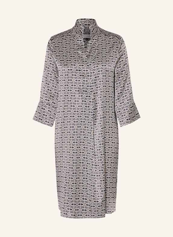 dea kudibal Linen skirt LARISSA DARK BLUE/ WHITE/ BROWN