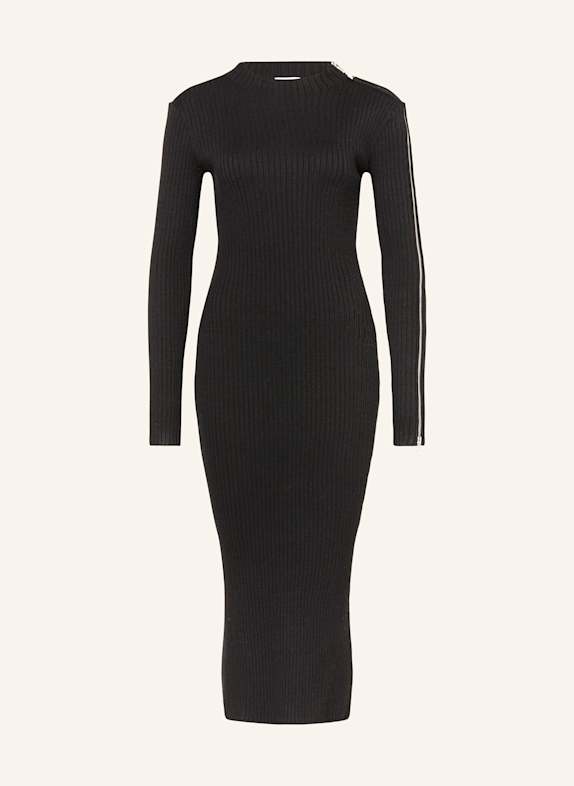 PATRIZIA PEPE Strickkleid SCHWARZ