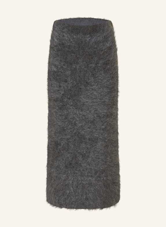 BY MALENE BIRGER Strickrock ESTILLE mit Mohair DUNKELGRAU