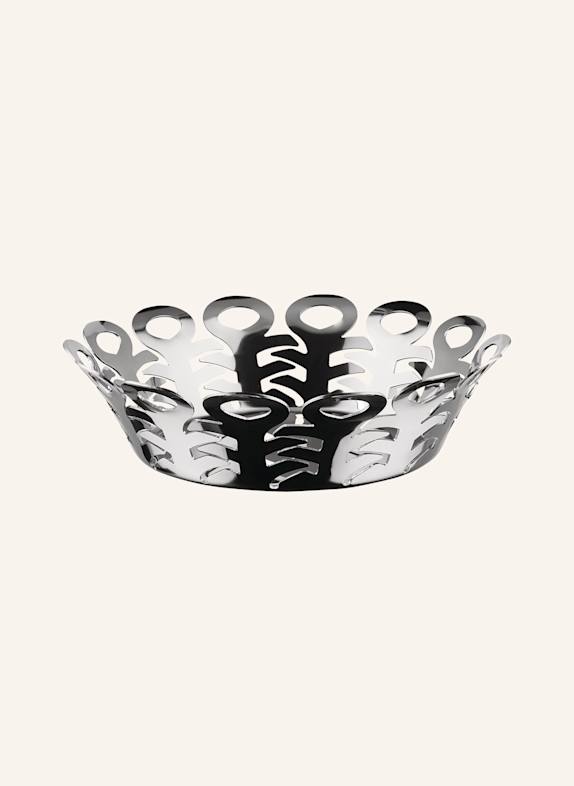 ALESSI Schale VIMINI SILBER