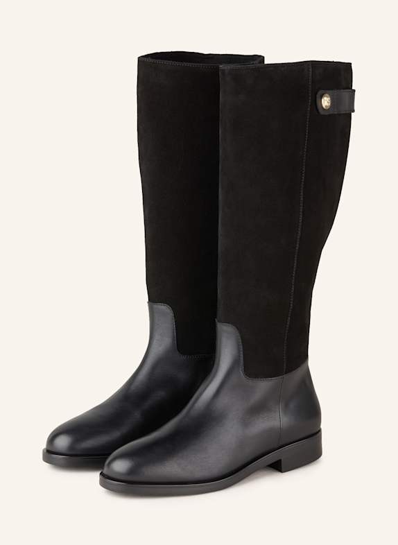 TOMMY HILFIGER Stiefel SCHWARZ