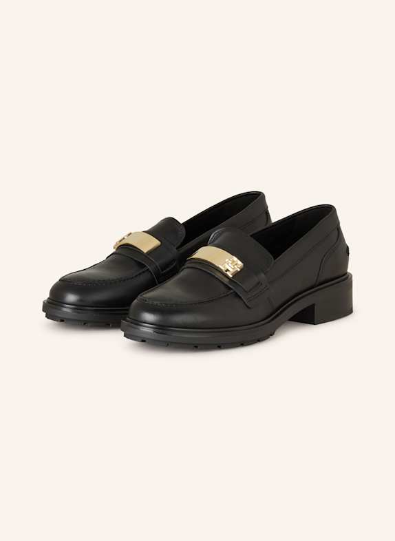 TOMMY HILFIGER Loafers BLACK