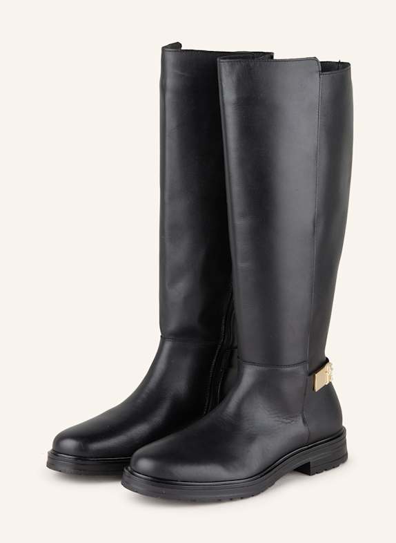 TOMMY HILFIGER Stiefel SCHWARZ