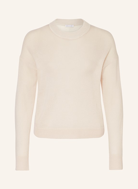 MRS & HUGS Pullover mit Cashmere ECRU