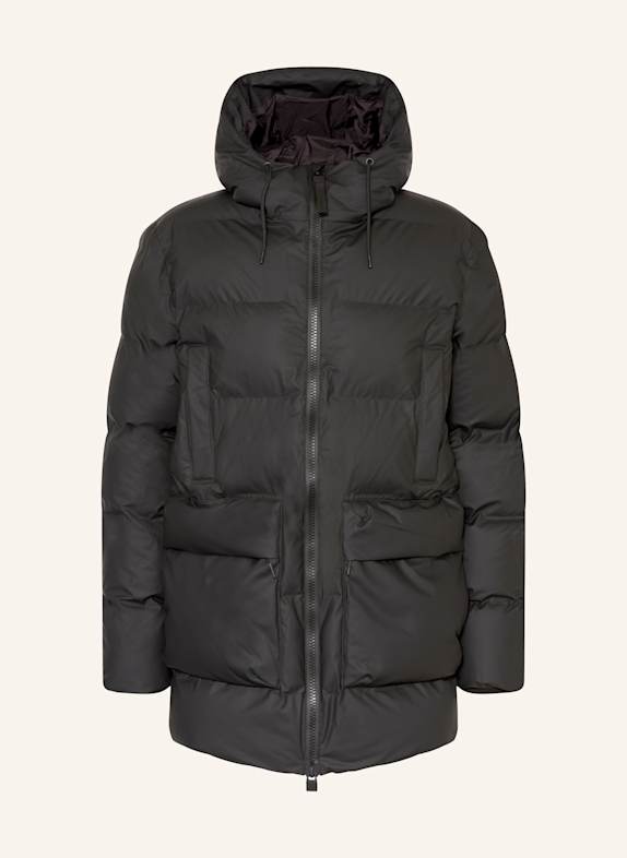 RAINS Steppmantel ALTA SCHWARZ