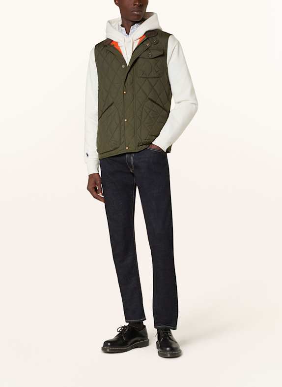POLO RALPH LAUREN Quilted vest OLIVE