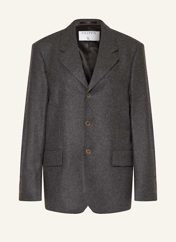 Filippa K Flanellblazer DUNKELGRAU