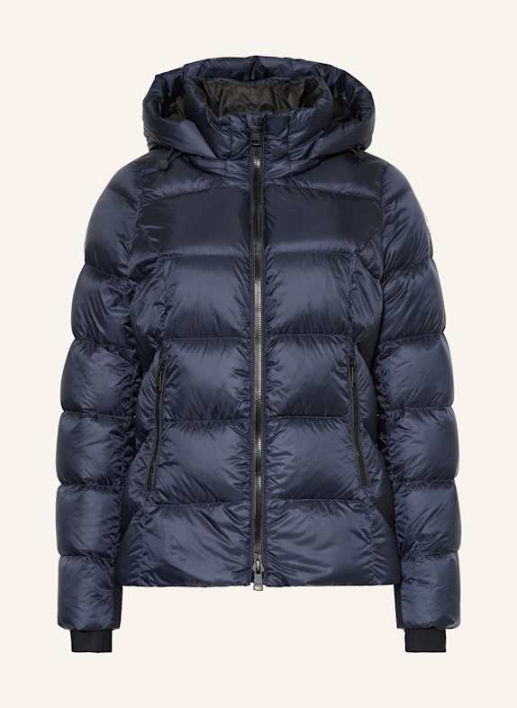 RESET Down jacket HILDRETH with detachable hood DARK BLUE