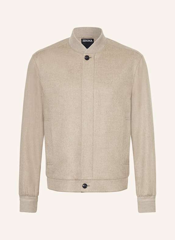 ZEGNA Cashmere-Blouson HELLBRAUN