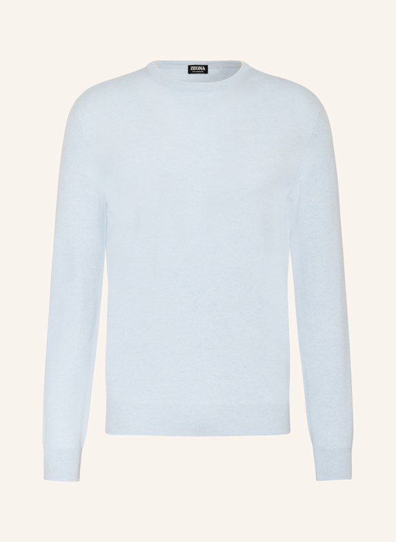 ZEGNA Cashmere-Pullover HELLBLAU