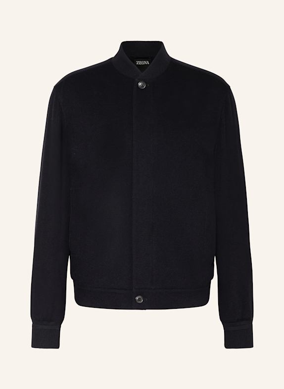 ZEGNA Cashmere bomber jacket DARK BLUE