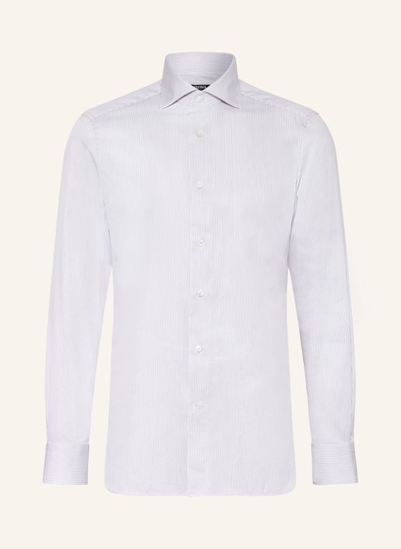 ZEGNA Hemd Slim Fit DUNKELROT / HELLROSA