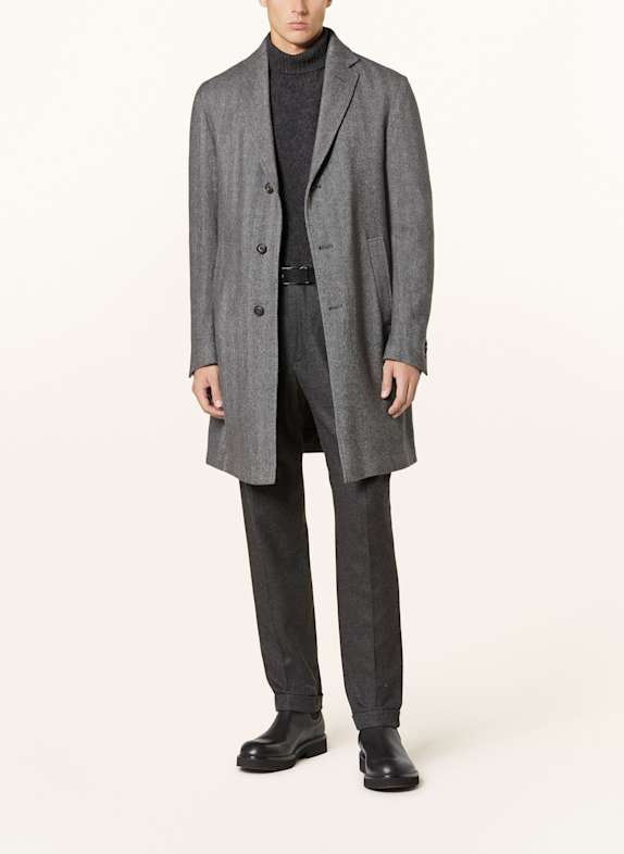 CORNELIANI Wollmantel DUNKELGRAU