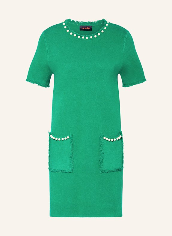 miss goodlife Strickkleid mit Schmucksteinen GRÜN