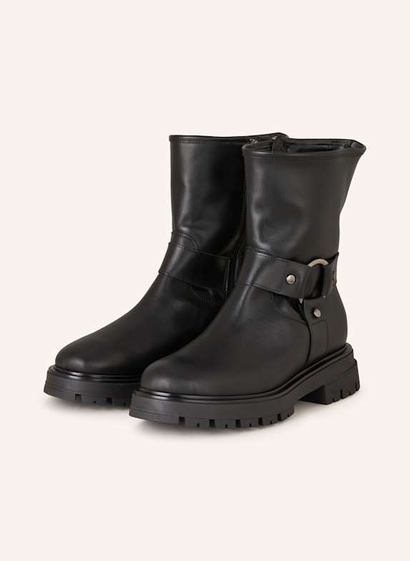 darling harbour Biker Boots SCHWARZ