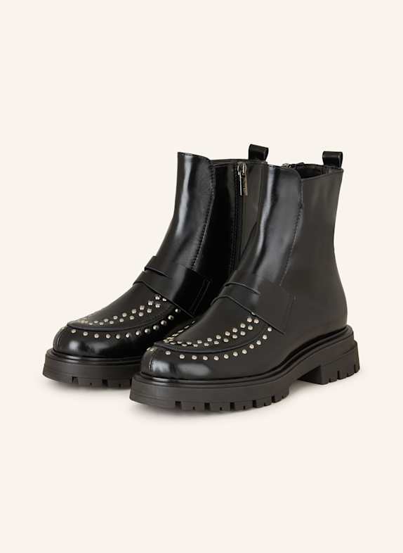darling harbour Biker Boots SCHWARZ