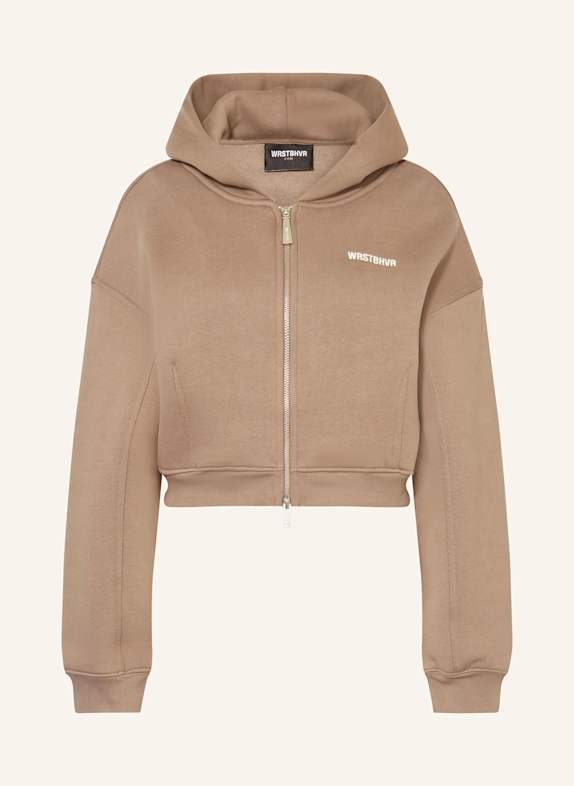 WRSTBHVR Sweat jacket ERIA BROWN