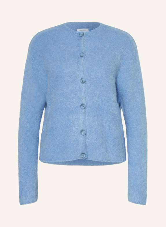 darling harbour Strickjacke mit Alpaka JEANSBLAU