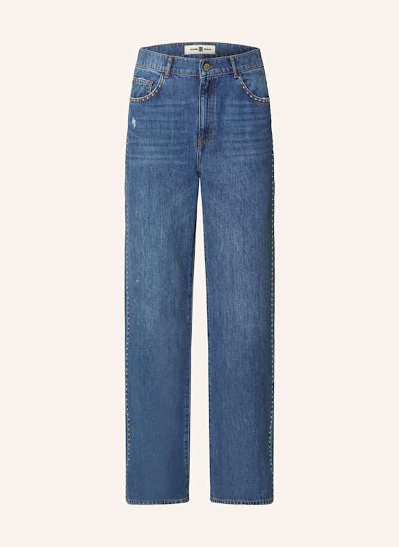 RIANI Jeans mit Nieten 423 light authentic blue scratched