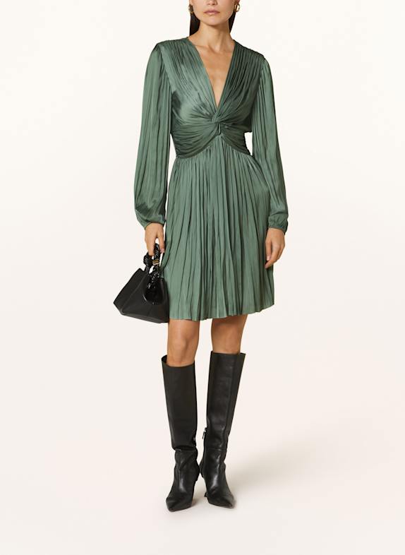 RIANI Plisseekleid PETROL
