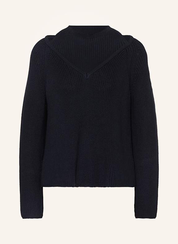 RIANI Pullover mit Cut-outs DUNKELBLAU
