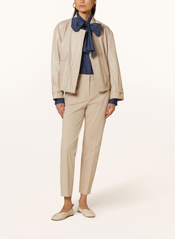 RIANI Lederjacke BEIGE