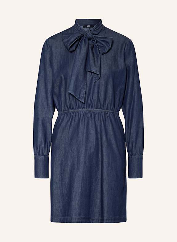 RIANI Schluppenkleid in Jeansoptik DUNKELBLAU