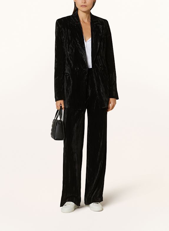 RIANI fluwelen blazer ZWART