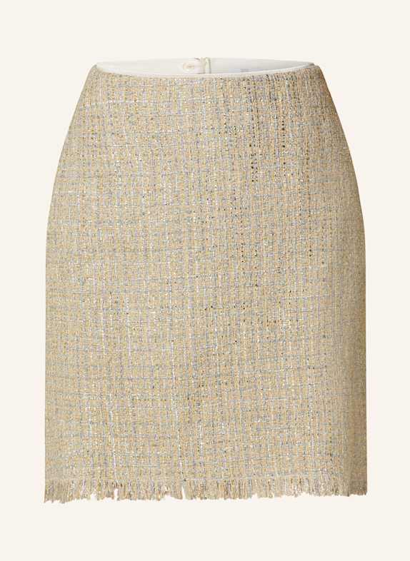 RIANI Tweed-Rock mit Glitzergarn GOLD/ SILBER