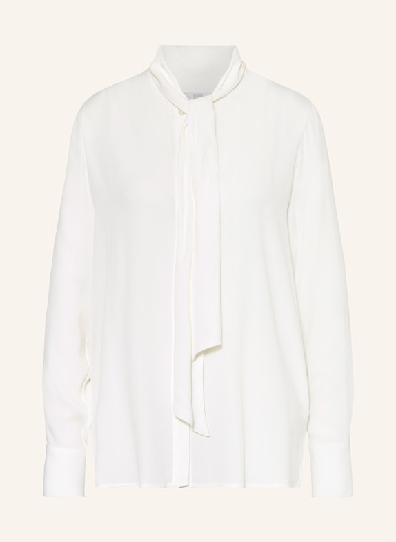 RIANI Schluppenbluse mit Seide WEISS