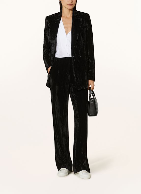 RIANI Marlenehose aus Samt SCHWARZ