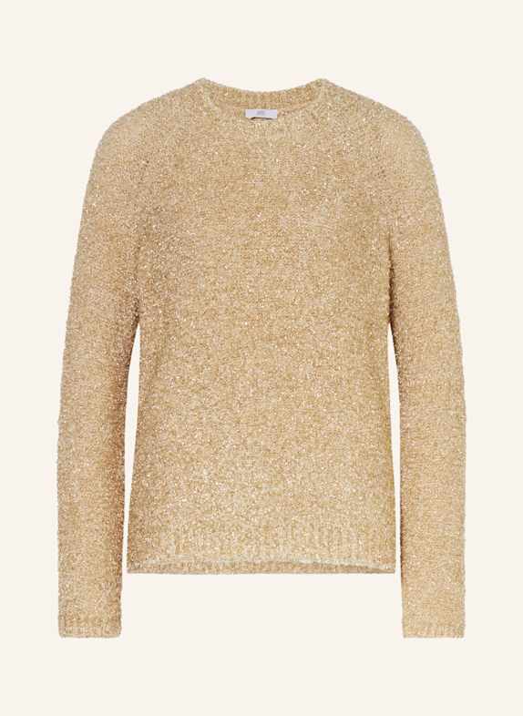 RIANI Pullover mit Glitzergarn GOLD