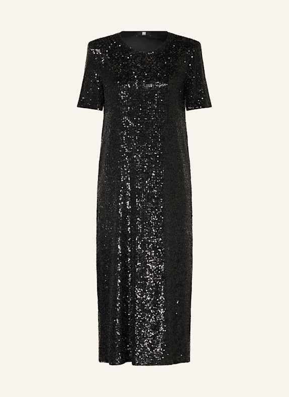 RIANI Cocktailkleid mit Pailletten SCHWARZ