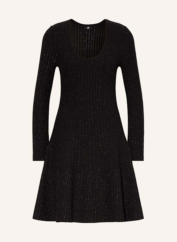 RIANI Strickkleid mit Glitzergarn SCHWARZ