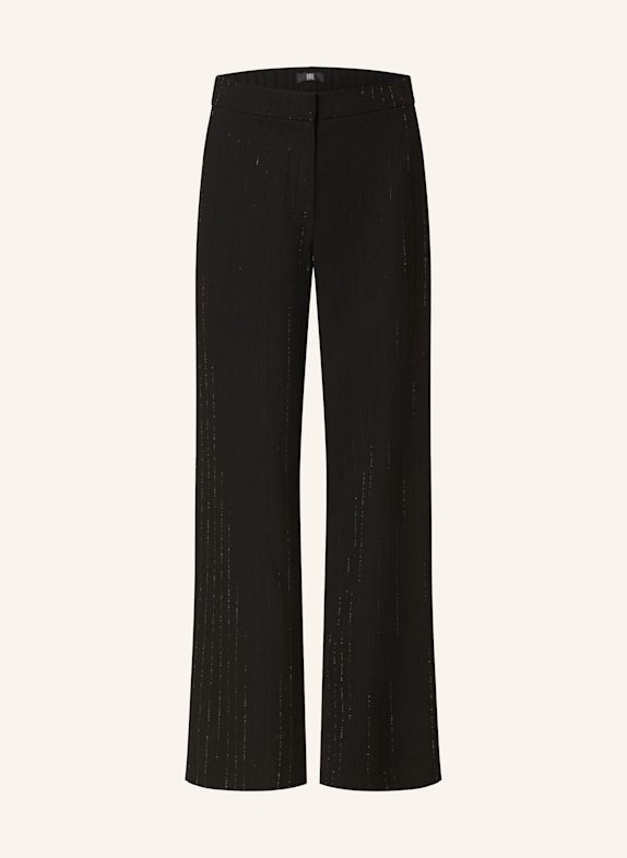 RIANI Marlenehose mit Schmucksteinbesatz SCHWARZ