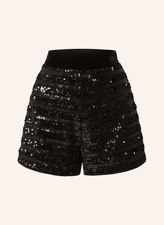 RIANI Shorts mit Pailletten SCHWARZ