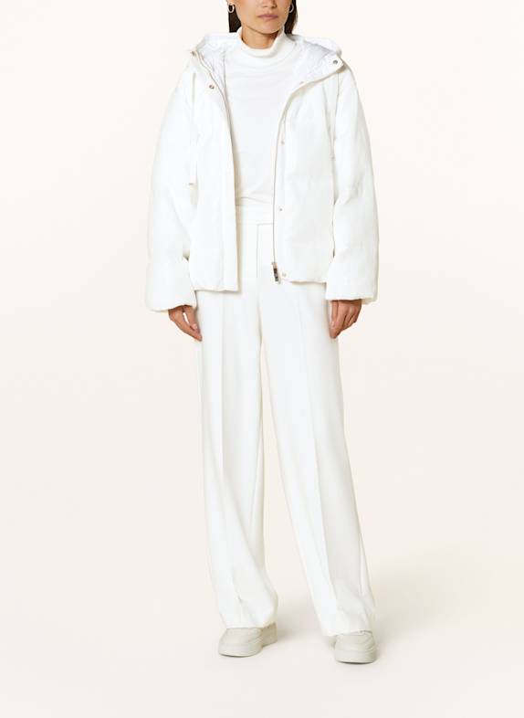RIANI Steppjacke mit Pailletten WEISS