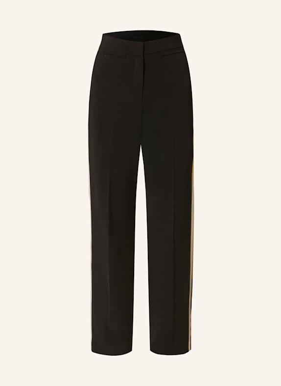 RIANI Hose mit Galonstreifen SCHWARZ
