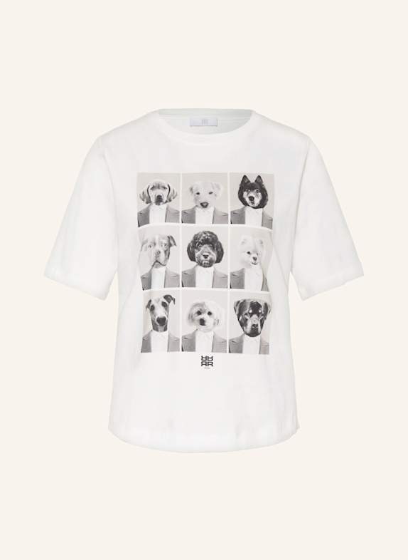 RIANI T-Shirt WEISS/ GRAU