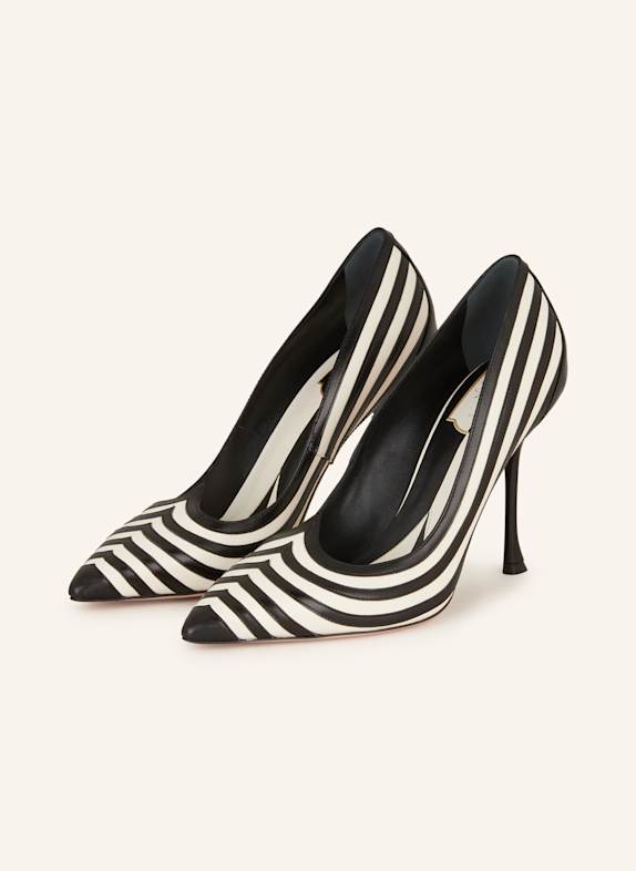 Roger Vivier Pumps LOVE 100 SCHWARZ / WEISS