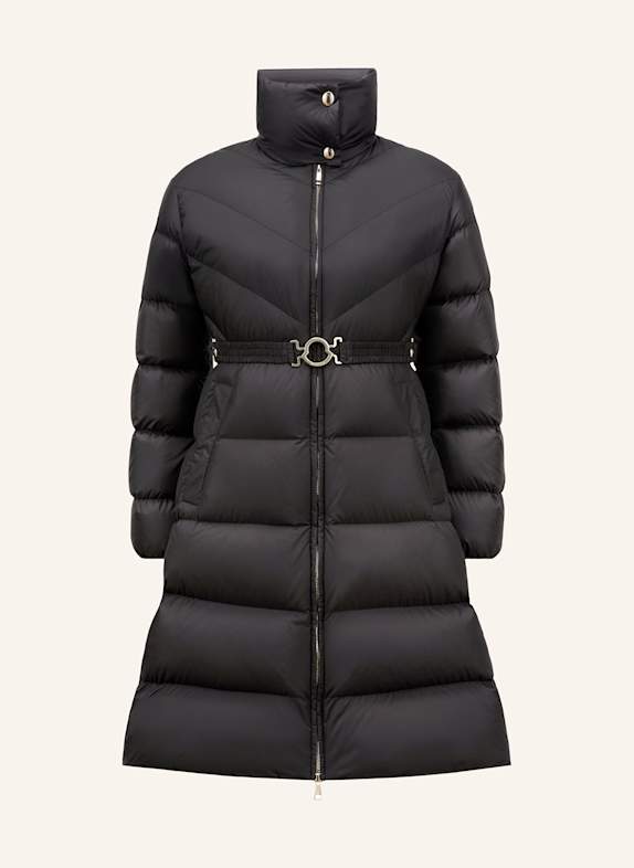 MONCLER Płaszcz puchowy CZARNY