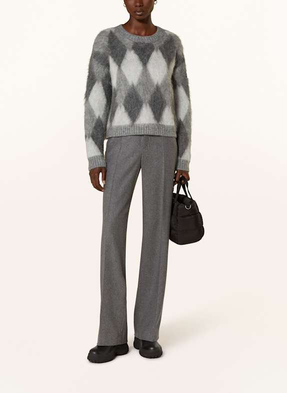 MONCLER Flanellhose GRAU