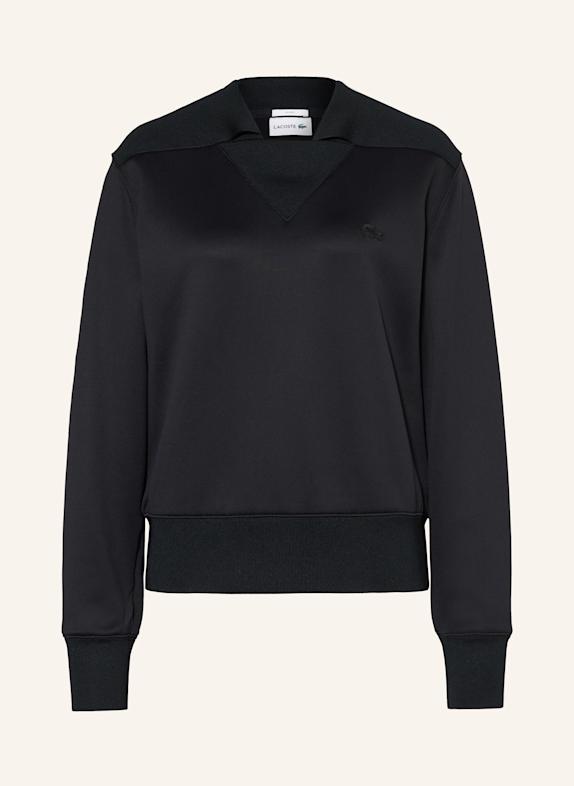 LACOSTE Sweatshirt SCHWARZ