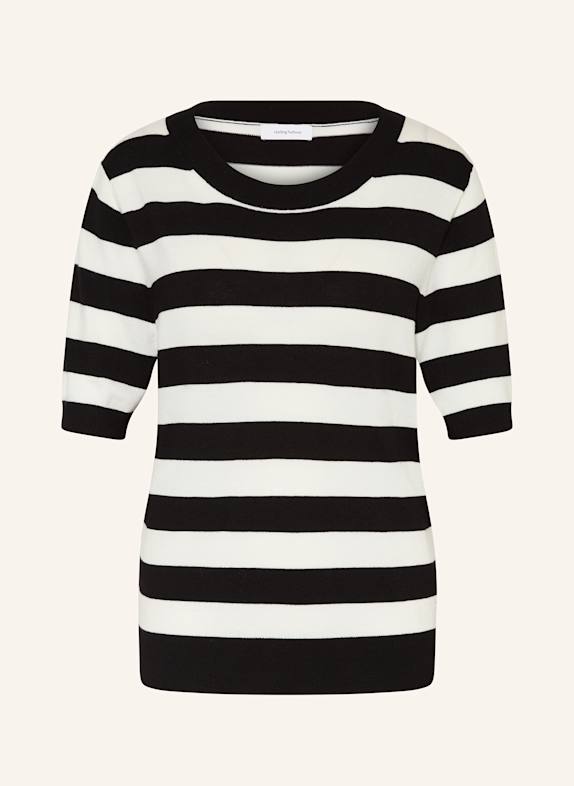 darling harbour Strickshirt WEISS/ SCHWARZ